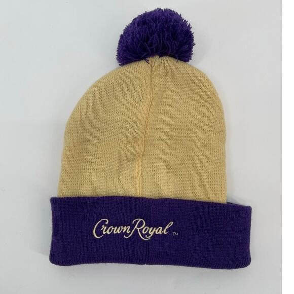 NFL Crown Royal Purple Beige Beanie‎ - Picture 2 of 2